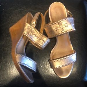 Vanessa stacked Jack Rodgers wedge